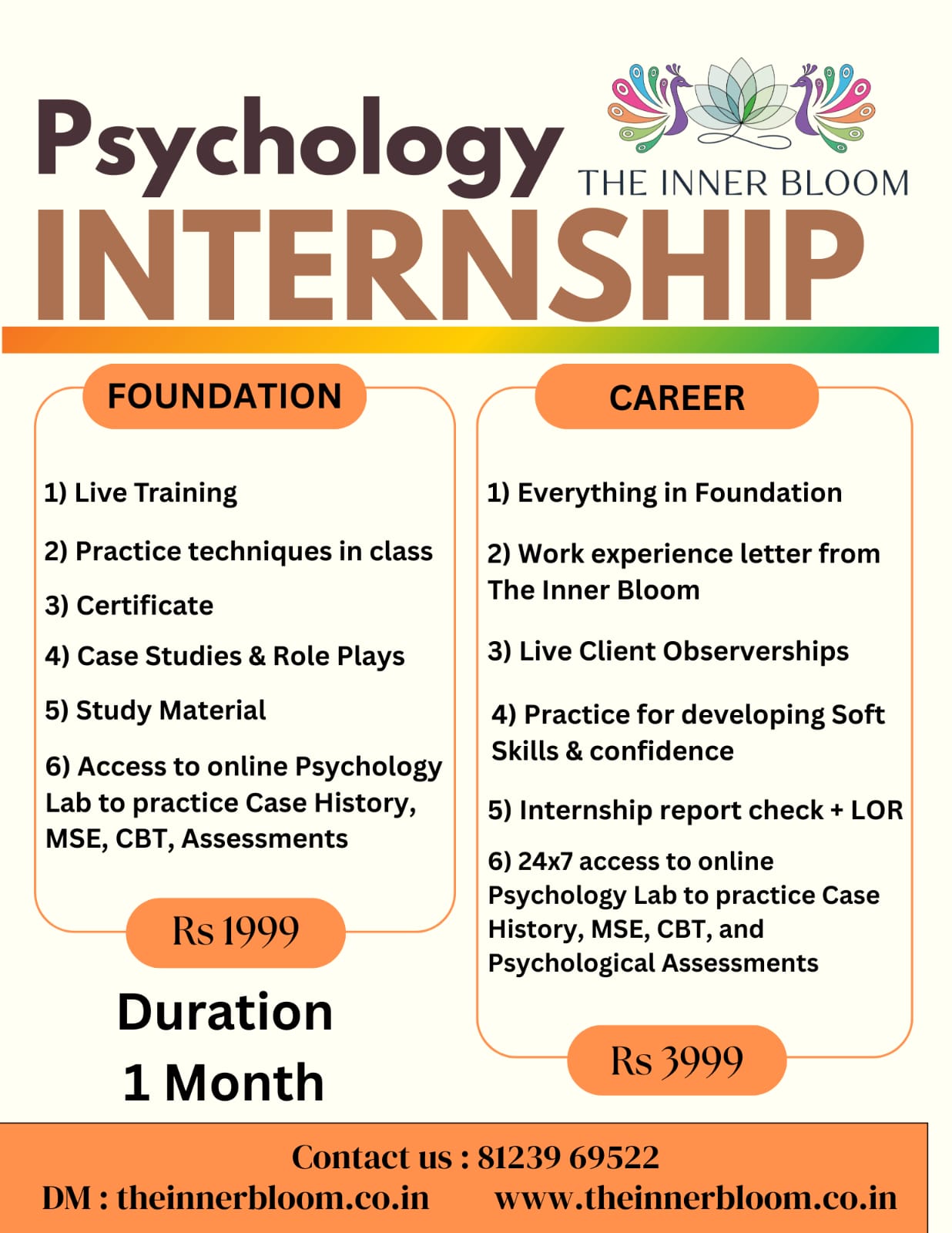 The Inner Bloom Internship – promotional